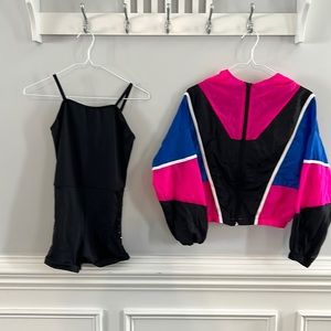Pink, blue and black hip hop costume - multiple